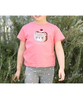 【エニー/ANY / KIDS】のミラクルスパンコールTシャツ 人気、トレンドファッション・服の通販 founy(ファニー) ファッション Fashion キッズファッション Fashion for Kids 洗える Machine Washable スパンコール Sequins, Sequin Embellishment パターン Pattern, Design Print ポケット Pocket, Pocket Detail モチーフ Motif, Design Theme |ID:prp329100004961970