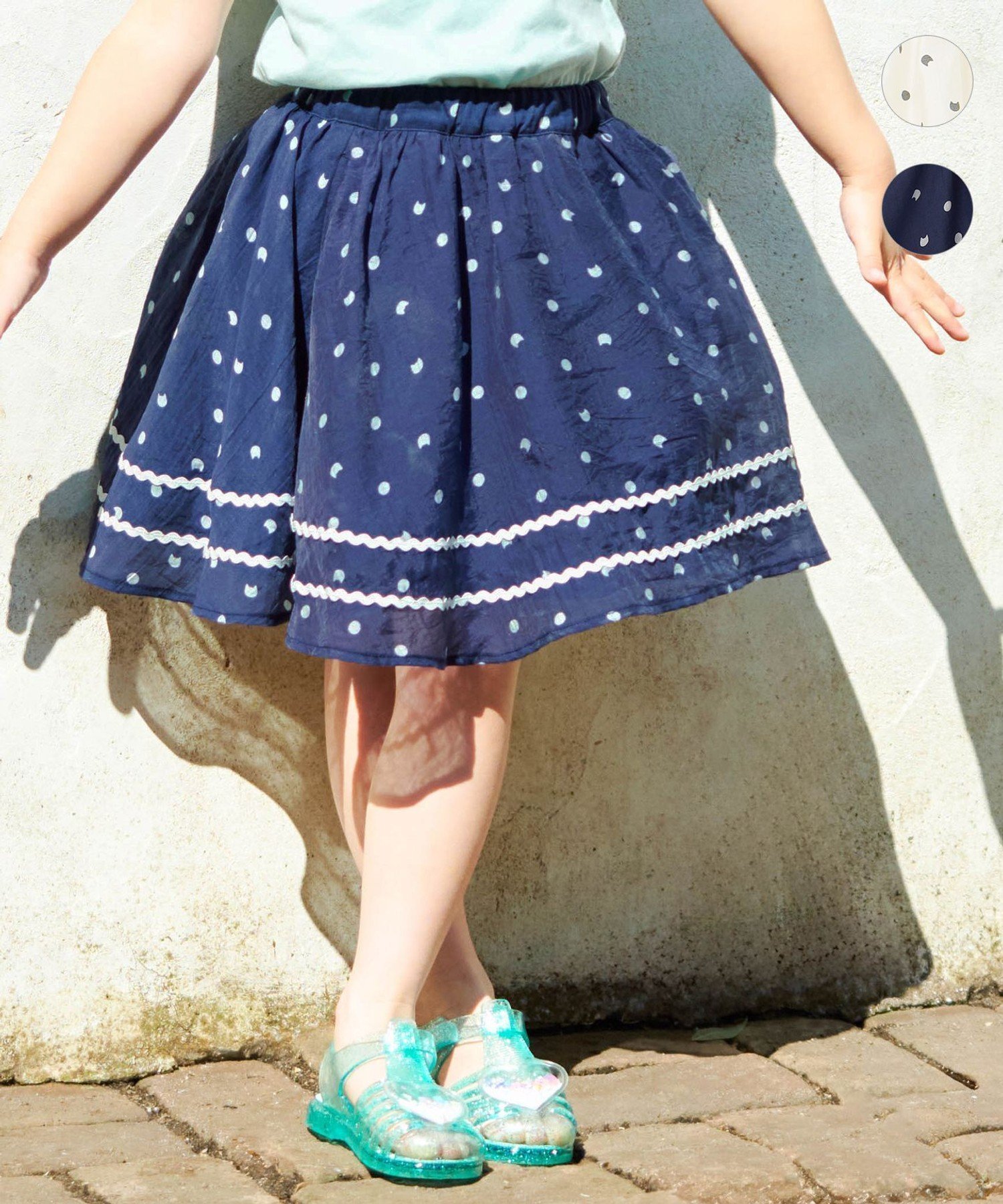 【エニー/ANY / KIDS】のネコ×ドット スカート 人気、トレンドファッション・服の通販 founy(ファニー) 　ファッション　Fashion　キッズファッション　Fashion for Kids　シンプル　Simple, Minimal　ドット　Polka Dot, Dot Pattern　ネコ　Cat, Feline Motif　ポケット　Pocket, Pocket Detail　 other-1|ID: prp329100004961981 ipo3291000000037226441