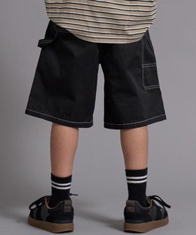 【ペアマノン/pairmanon / KIDS】の【100~160cm】アソート ペインターハーフパンツ【PAIRMANON STREET】 大人の最旬トレンドファッション＆コーディネート founy(ファウニー) ファッション Fashion キッズファッション Fashion for Kids ボトムス Bottoms シンプル Simple, Minimal ツイル Twist, Twisted Detail デニム Denim, Jeans Material トレンド Trend, Trending Now ハーフ Half, Half-Length |ID:prp329100004961986