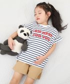 【デビロック/devirock / KIDS】の綿100% ガールズ フリル半袖パジャマ 子供服 キッズ 女の子 パジャマ 26SS 人気、トレンドファッション・服の通販 founy(ファニー) ファッション Fashion キッズファッション Fashion for Kids セットアップ Set-Up, Coordinated Outfit パジャマ Pajamas, Sleepwear フリル Frill, Ruffle 半袖 Short Sleeve, Half Sleeve おすすめ Recommended / Our Picks お家時間・ステイホーム Stay Home / At Home 旅行 Travel 2026年 2026 2026春夏・S/S Spring/Summer 2026 SS26 thumbnail 014-ボーダー-Dベージュ|ID: prp329100004961990 ipo3291000000037226510
