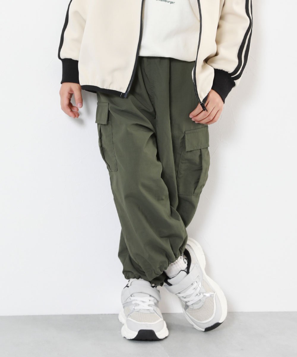 【デビロック/devirock / KIDS】の水はじく ドローコード カーゴパンツ カーゴパンツ ロングパンツ ボトムス 25AW インテリア・キッズ・メンズ・レディースファッション・服の通販 founy(ファニー) 　ファッション　Fashion　キッズファッション　Fashion for Kids　ボトムス　Bottoms　カーゴパンツ　Cargo Pants, Utility Pants　チェック　Check, Plaid, Tartan　トレンド　Trend, Trending Now　ドローコード　Drawcord, Drawstring Cord　ルーズ　Loose, Oversized　ロング　Long, Long-Length　ワイド　Wide, Wide Fit　おすすめ　Recommended / Our Picks　2025年　2025　2025-2026秋冬・A/W　Autumn/Winter 2025–26 AW25–26　Dオリーブ|ID: prp329100004962000 ipo3291000000037226567