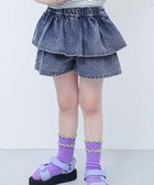 【デビロック/devirock / KIDS】のふわっとティアード ライトオンスデニム スカパン 子供服 キッズ 女の子 26SS 人気、トレンドファッション・服の通販 founy(ファニー) ファッション Fashion キッズファッション Fashion for Kids キャップ Cap, Baseball Cap クロップド Cropped, Short Length スニーカー Sneakers, Trainers ティアード Tiered, Tiered Style デニム Denim, Jeans Material おすすめ Recommended / Our Picks 2026年 2026 2026春夏・S/S Spring/Summer 2026 SS26 thumbnail 002-ケミカルネイビー|ID: prp329100004962004 ipo3291000000037226585