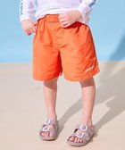 【デビロック/devirock / KIDS】のウエストがワンタッチで調整できる ネオンカラー UVカット サーフパンツ水着 26SS 人気、トレンドファッション・服の通販 founy(ファニー) ファッション Fashion キッズファッション Fashion for Kids なめらか Smooth, Silky Texture ネオン Neon, Neon Color ビーチ Beach, Seaside プリント Print, Printed Pattern 水着 Swimsuit, Swimwear 夏 Summer 2026年 2026 2026春夏・S/S Spring/Summer 2026 SS26 thumbnail 002-ロゴ-マンダリンオレンジ|ID: prp329100004962009 ipo3291000000037226615
