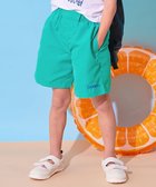 【デビロック/devirock / KIDS】のウエストがワンタッチで調整できる ネオンカラー UVカット サーフパンツ水着 26SS 人気、トレンドファッション・服の通販 founy(ファニー) ファッション Fashion キッズファッション Fashion for Kids なめらか Smooth, Silky Texture ネオン Neon, Neon Color ビーチ Beach, Seaside プリント Print, Printed Pattern 水着 Swimsuit, Swimwear 夏 Summer 2026年 2026 2026春夏・S/S Spring/Summer 2026 SS26 thumbnail 001-ロゴ-エメラルド|ID: prp329100004962009 ipo3291000000037226617