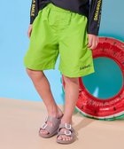 【デビロック/devirock / KIDS】のウエストがワンタッチで調整できる ネオンカラー UVカット サーフパンツ水着 26SS 人気、トレンドファッション・服の通販 founy(ファニー) ファッション Fashion キッズファッション Fashion for Kids なめらか Smooth, Silky Texture ネオン Neon, Neon Color ビーチ Beach, Seaside プリント Print, Printed Pattern 水着 Swimsuit, Swimwear 夏 Summer 2026年 2026 2026春夏・S/S Spring/Summer 2026 SS26 thumbnail 003-ロゴ-ブライトグリーン|ID: prp329100004962009 ipo3291000000037226620