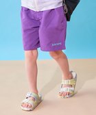 【デビロック/devirock / KIDS】のウエストがワンタッチで調整できる ネオンカラー UVカット サーフパンツ水着 26SS 人気、トレンドファッション・服の通販 founy(ファニー) ファッション Fashion キッズファッション Fashion for Kids なめらか Smooth, Silky Texture ネオン Neon, Neon Color ビーチ Beach, Seaside プリント Print, Printed Pattern 水着 Swimsuit, Swimwear 夏 Summer 2026年 2026 2026春夏・S/S Spring/Summer 2026 SS26 thumbnail 006-ロゴ-パープル|ID: prp329100004962009 ipo3291000000037226624