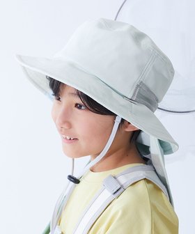 【デビロック/devirock / KIDS】の気化熱のチカラでひんやり 洗える 日よけ付き メッシュ切り替えハット 子供服 26SS 大人の最旬トレンドファッション＆コーディネート founy(ファウニー) ファッション Fashion キッズファッション Fashion for Kids 洗える Machine Washable ポケット Pocket, Pocket Detail メッシュ Mesh, Net Fabric 水着 Swimsuit, Swimwear 2026年 2026 2026春夏・S/S Spring/Summer 2026 SS26 |ID:prp329100004962018