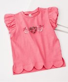 【エフオー オンラインストア/F.O.Online Store / KIDS】のモチーフスカラップTシャツ 人気、トレンドファッション・服の通販 founy(ファニー) ファッション Fashion キッズファッション Fashion for Kids スカラップ Scallop, Scalloped Edge モチーフ Motif, Design Theme 半袖 Short Sleeve, Half Sleeve thumbnail ローズピンク|ID: prp329100004962040 ipo3291000000037226789