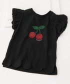【エフオー オンラインストア/F.O.Online Store / KIDS】のモチーフスカラップTシャツ 人気、トレンドファッション・服の通販 founy(ファニー) ファッション Fashion キッズファッション Fashion for Kids スカラップ Scallop, Scalloped Edge モチーフ Motif, Design Theme 半袖 Short Sleeve, Half Sleeve thumbnail ブラック|ID: prp329100004962040 ipo3291000000037226790