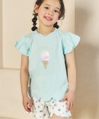 【エフオー オンラインストア/F.O.Online Store / KIDS】のモチーフスカラップTシャツ 人気、トレンドファッション・服の通販 founy(ファニー) ファッション Fashion キッズファッション Fashion for Kids スカラップ Scallop, Scalloped Edge モチーフ Motif, Design Theme 半袖 Short Sleeve, Half Sleeve thumbnail ミント|ID: prp329100004962040 ipo3291000000037226792