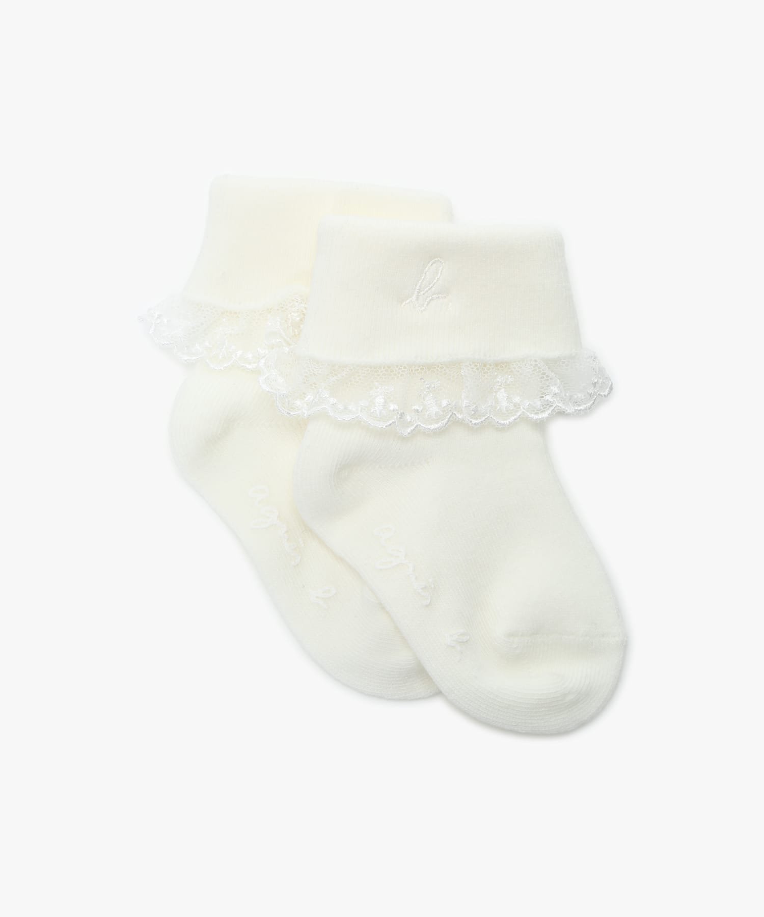 【アニエスベー ファム/agnes b. / KIDS】のベビー b. ロゴ刺繍 フリル レース ソックス 人気、トレンドファッション・服の通販 founy(ファニー) 　ファッション　Fashion　キッズファッション　Fashion for Kids　おすすめ　Recommended / Our Picks　オケージョン　Occasion Wear　シューズ　Shoes, Footwear　ソックス　Socks, Hosiery　フリル　Frill, Ruffle　ベビー　Baby, Babywear　レース　Lace, Lace Fabric　 other-1|ID: prp329100004962048 ipo3291000000037226819
