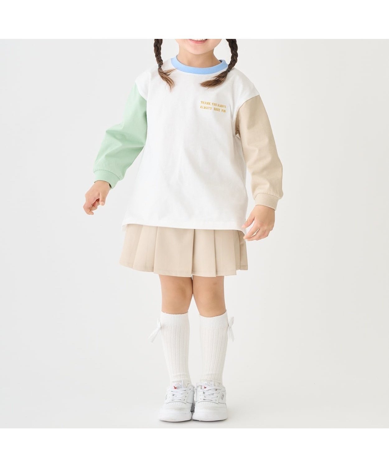 【ナルミヤ オンライン/NARUMIYA ONELINE / KIDS】のプリーツスカパン インテリア・キッズ・メンズ・レディースファッション・服の通販 founy(ファニー) 　ファッション　Fashion　キッズファッション　Fashion for Kids　インナー　Innerwear　ガーリー　Girly, Feminine Style　チャーム　Charm, Pendant　プリーツ　Pleats, Pleated　ポケット　Pocket, Pocket Detail　ベージュ|ID: prp329100004962052 ipo3291000000037226835