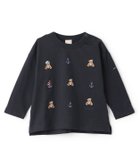 【ナルミヤ オンライン/NARUMIYA ONELINE / KIDS】の【リンク】くま刺しゅうマリン長袖Tシャツ 人気、トレンドファッション・服の通販 founy(ファニー) ファッション Fashion キッズファッション Fashion for Kids ベビー Baby, Babywear ベーシック Basic, Essential ポケット Pocket, Pocket Detail 長袖 Long Sleeve, Full Sleeve thumbnail 紺|ID: prp329100004962056 ipo3291000000037226857