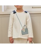 【ナルミヤ オンライン/NARUMIYA ONELINE / KIDS】のミニバッグ長袖Tシャツ 人気、トレンドファッション・服の通販 founy(ファニー) ファッション Fashion キッズファッション Fashion for Kids フレア Flare, Flared ポケット Pocket, Pocket Detail リボン Ribbon, Bow 長袖 Long Sleeve, Full Sleeve thumbnail アイボリー|ID: prp329100004962058 ipo3291000000037226866