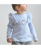 【ナルミヤ オンライン/NARUMIYA ONELINE / KIDS】の【アニメちいかわ】肩フリル長袖Tシャツ 人気、トレンドファッション・服の通販 founy(ファニー) ファッション Fashion キッズファッション Fashion for Kids チュール Tulip, Tulip Motif フリル Frill, Ruffle ポケット Pocket, Pocket Detail レース Lace, Lace Fabric 長袖 Long Sleeve, Full Sleeve thumbnail ライト ブルー|ID: prp329100004962067 ipo3291000000037226902