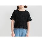 【ブランシェス/branshes / KIDS】のスモッキング半袖Tシャツ 人気、トレンドファッション・服の通販 founy(ファニー) ファッション Fashion キッズファッション Fashion for Kids おすすめ Recommended / Our Picks スモッキング Smocking, Gathered Stitching トレンド Trend, Trending Now ワイド Wide, Wide Fit 半袖 Short Sleeve, Half Sleeve thumbnail ブラック|ID: prp329100004962070 ipo3291000000037226914