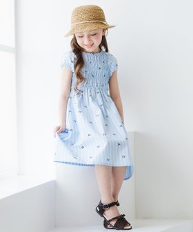 【ブランシェス/branshes / KIDS】の【ときめきワンピース】シャーリング半袖ワンピース 人気、トレンドファッション・服の通販 founy(ファニー) ファッション Fashion キッズファッション Fashion for Kids ワンピース Dresses シャーリング Shirring, Ruched フレア Flare, Flared ポケット Pocket, Pocket Detail 半袖 Short Sleeve, Half Sleeve |ID:prp329100004962081