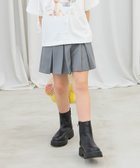 【グローバルワーク/GLOBAL WORK / KIDS】のCHEER ONプリーツスカパン/キッズ/629897 人気、トレンドファッション・服の通販 founy(ファニー) ファッション Fashion キッズファッション Fashion for Kids おすすめ Recommended / Our Picks インナー Innerwear キュロット Culottes, Wide Shorts スウェット / スエット Sweatshirt, Sweatwear ソックス Socks, Hosiery プリーツ Pleats, Pleated 春 Spring thumbnail グレー15|ID: prp329100004962121 ipo3291000000037227202