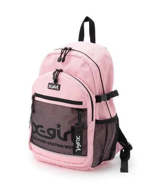 【ナルミヤ オンライン/NARUMIYA ONELINE / KIDS】のメッシュポケットバックパック インテリア・キッズ・メンズ・レディースファッション・服の通販 founy(ファニー) 　ファッション　Fashion　キッズファッション　Fashion for Kids　ダブル　Double, Double-Breasted　チャーム　Charm, Pendant　ポケット　Pocket, Pocket Detail　メッシュ　Mesh, Net Fabric　ピンク|ID: prp329100004962129 ipo3291000000037227237