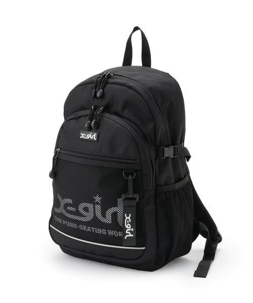 【ナルミヤ オンライン/NARUMIYA ONELINE / KIDS】のメッシュポケットバックパック インテリア・キッズ・メンズ・レディースファッション・服の通販 founy(ファニー) 　ファッション　Fashion　キッズファッション　Fashion for Kids　ダブル　Double, Double-Breasted　チャーム　Charm, Pendant　ポケット　Pocket, Pocket Detail　メッシュ　Mesh, Net Fabric　黒|ID: prp329100004962129 ipo3291000000037227238