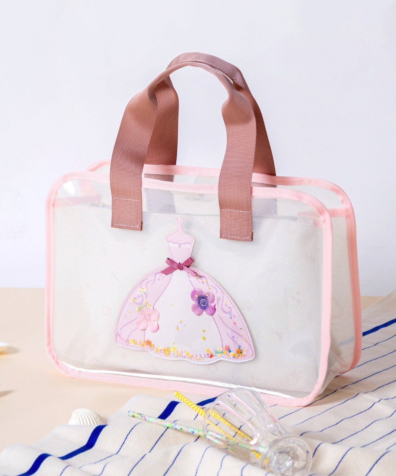 【パンパンテュテュ/panpantutu / KIDS】の【シナモロール/マイメロディ/クロミ】プレイフルプールバッグ(撥水ポーチ付) 人気、トレンドファッション・服の通販 founy(ファニー) 　ファッション　Fashion　キッズファッション　Fashion for Kids　インナー　Innerwear　スパンコール　Sequins, Sequin Embellishment　スマホ　Smartphone, Mobile Device　タオル　Towel, Bath Towel　ハンカチ　Handkerchief, Hanky　ポーチ　Pouch, Small Case　モチーフ　Motif, Design Theme　水着　Swimsuit, Swimwear　リボン　Ribbon, Bow　おすすめ　Recommended / Our Picks　夏　Summer　 other-1|ID: prp329100004962141 ipo3291000000037227310