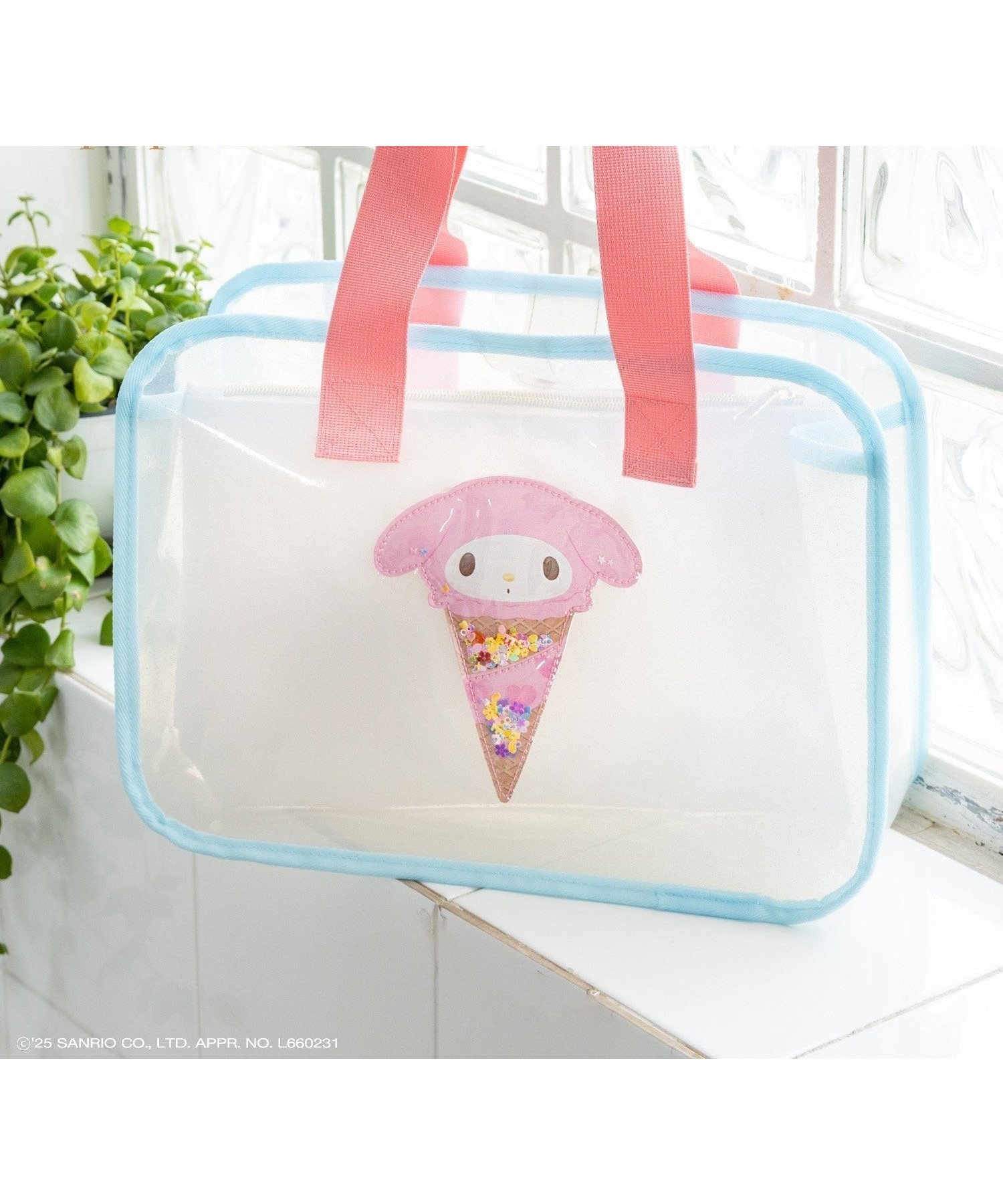 【パンパンテュテュ/panpantutu / KIDS】の【シナモロール/マイメロディ/クロミ】プレイフルプールバッグ(撥水ポーチ付) インテリア・キッズ・メンズ・レディースファッション・服の通販 founy(ファニー) 　ファッション　Fashion　キッズファッション　Fashion for Kids　インナー　Innerwear　スパンコール　Sequins, Sequin Embellishment　スマホ　Smartphone, Mobile Device　タオル　Towel, Bath Towel　ハンカチ　Handkerchief, Hanky　ポーチ　Pouch, Small Case　モチーフ　Motif, Design Theme　水着　Swimsuit, Swimwear　リボン　Ribbon, Bow　おすすめ　Recommended / Our Picks　夏　Summer　マイメロアイス|ID: prp329100004962141 ipo3291000000037227313