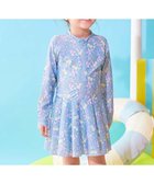 【デビロック/devirock / KIDS】のUVカット オールインワン ラッシュスイムワンピース水着 子供服 キッズ 女の子 26SS 人気、トレンドファッション・服の通販 founy(ファニー) ファッション Fashion キッズファッション Fashion for Kids ストレッチ Stretch, Stretchy Fabric 長袖 Long Sleeve, Full Sleeve フィット Fit, Slim Fit フロント Front, Front Design プリント Print, Printed Pattern 水着 Swimsuit, Swimwear 2026年 2026 2026春夏・S/S Spring/Summer 2026 SS26 thumbnail 003-小花-サックス|ID: prp329100004962155 ipo3291000000037227373