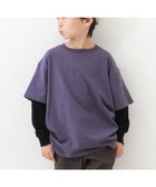 【デビロック/devirock / KIDS】のレイヤード風 長袖Tシャツ 子供服 キッズ 男の子 女の子 レイヤード ロンT 26SS 人気、トレンドファッション・服の通販 founy(ファニー) ファッション Fashion キッズファッション Fashion for Kids キャップ Cap, Baseball Cap スニーカー Sneakers, Trainers 長袖 Long Sleeve, Full Sleeve ビッグ Big, Oversized ワッフル Waffle, Waffle Knit おすすめ Recommended / Our Picks 2026年 2026 2026春夏・S/S Spring/Summer 2026 SS26 thumbnail Dパープル|ID: prp329100004962173 ipo3291000000037227513