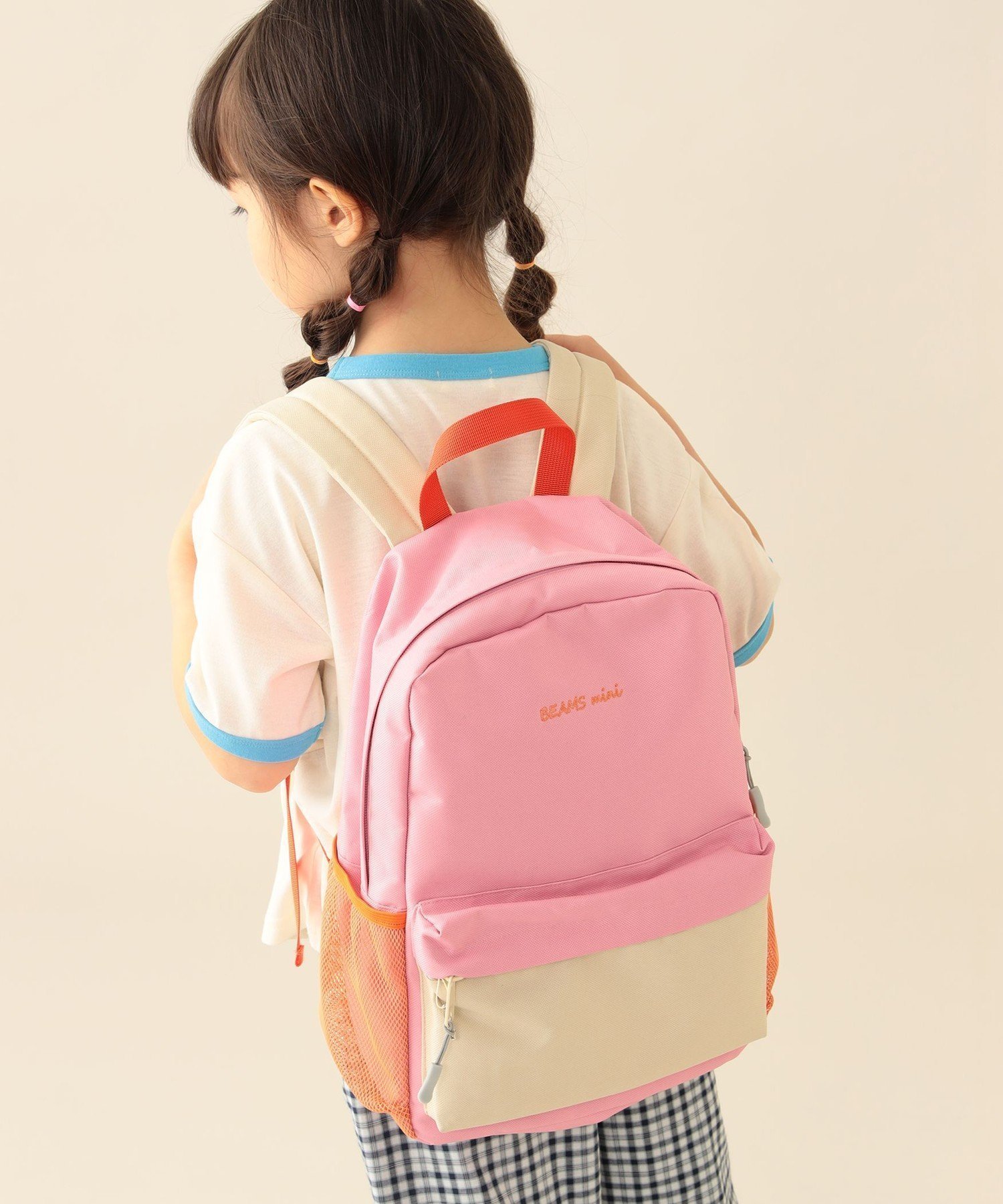 【ビームス ミニ/BEAMS mini / KIDS】のカラーデイパック 2026SS インテリア・キッズ・メンズ・レディースファッション・服の通販 founy(ファニー) 　ファッション　Fashion　キッズファッション　Fashion for Kids　2026年　2026　2026春夏・S/S　Spring/Summer 2026 SS26　おすすめ　Recommended / Our Picks　シンプル　Simple, Minimal　バランス　Balance, Style Balance　ベーシック　Basic, Essential　ポケット　Pocket, Pocket Detail　リュック　Backpack, Rucksack　軽量　Lightweight, Ultra Light　PINK|ID: prp329100004962174 ipo3291000000037227522