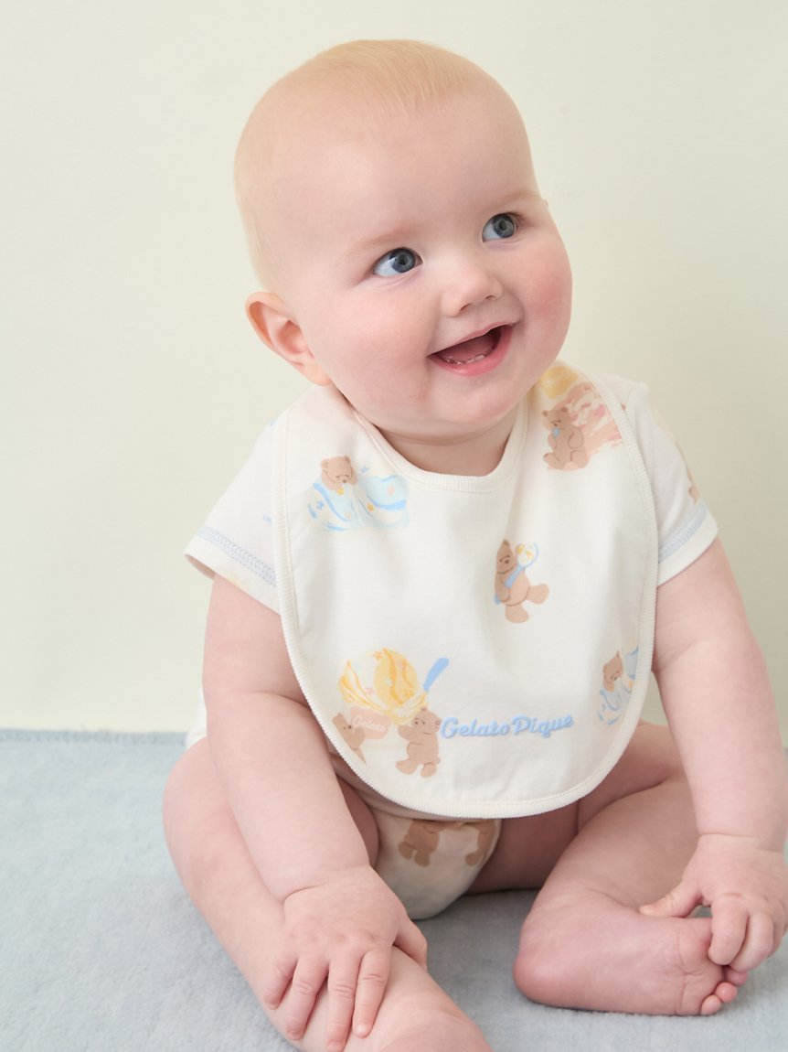 【ジェラート ピケ/gelato pique / KIDS】の【BABY】アイスクリームベア柄スタイ インテリア・キッズ・メンズ・レディースファッション・服の通販 founy(ファニー) 　ファッション　Fashion　キッズファッション　Fashion for Kids　CRM[004]|ID: prp329100004962209 ipo3291000000037227733