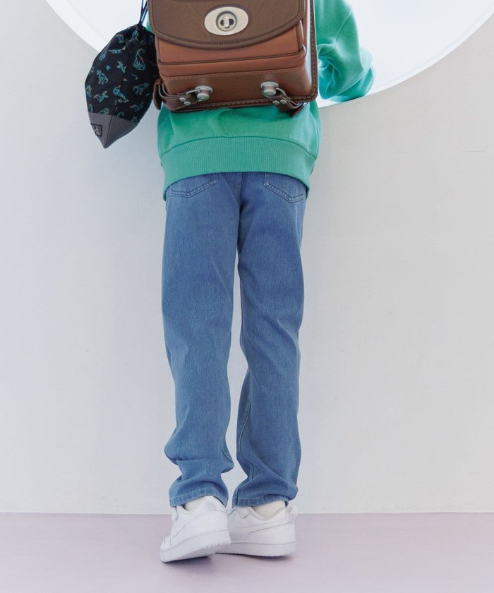 【グローバルワーク/GLOBAL WORK / KIDS】のスゴラクストレッチスリムパンツ/キッズ/608397 インテリア・キッズ・メンズ・レディースファッション・服の通販 founy(ファウニー) https://founy.com/ ファッション Fashion キッズファッション Fashion for Kids ボトムス Bottoms おすすめ Recommended / Our Picks スウェット / スエット Sweatshirt, Sweatwear ストレッチ Stretch, Stretchy Fabric デニム Denim, Jeans Material |ID: prp329100004962216 ipo3291000000037327920