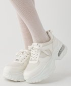 【レピピアルマリオ/repipi armario / KIDS】のクリアソールダッドスニーカー 人気、トレンドファッション・服の通販 founy(ファニー) ファッション Fashion キッズファッション Fashion for Kids スニーカー Sneakers, Trainers デニム Denim, Jeans Material トレンド Trend, Trending Now フリル Frill, Ruffle フレア Flare, Flared フロント Front, Front Design プリーツ Pleats, Pleated プレート Plate, Dish 厚底 Platform Shoes thumbnail ホワイト05|ID: prp329100004962227 ipo3291000000037227838