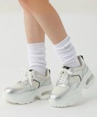 【レピピアルマリオ/repipi armario / KIDS】のクリアソールダッドスニーカー 人気、トレンドファッション・服の通販 founy(ファニー) ファッション Fashion キッズファッション Fashion for Kids スニーカー Sneakers, Trainers デニム Denim, Jeans Material トレンド Trend, Trending Now フリル Frill, Ruffle フレア Flare, Flared フロント Front, Front Design プリーツ Pleats, Pleated プレート Plate, Dish 厚底 Platform Shoes thumbnail シルバー10|ID: prp329100004962227 ipo3291000000037227840