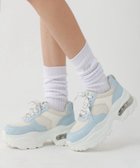 【レピピアルマリオ/repipi armario / KIDS】のクリアソールダッドスニーカー 人気、トレンドファッション・服の通販 founy(ファニー) ファッション Fashion キッズファッション Fashion for Kids スニーカー Sneakers, Trainers デニム Denim, Jeans Material トレンド Trend, Trending Now フリル Frill, Ruffle フレア Flare, Flared フロント Front, Front Design プリーツ Pleats, Pleated プレート Plate, Dish 厚底 Platform Shoes thumbnail サックスブルー82|ID: prp329100004962227 ipo3291000000037227841