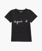 【アニエスベー ファム/agnes b. / KIDS】のキッズ ロゴ コットン 半袖 Tシャツ 人気、トレンドファッション・服の通販 founy(ファニー) ファッション Fashion キッズファッション Fashion for Kids ベーシック Basic, Essential 半袖 Short Sleeve, Half Sleeve 定番 Standard, Basic Item thumbnail ブラック|ID: prp329100004962231 ipo3291000000037227863