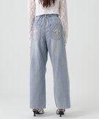 【レピピアルマリオ/repipi armario / KIDS】のレースクロスホックデニムパンツ 人気、トレンドファッション・服の通販 founy(ファニー) ファッション Fashion キッズファッション Fashion for Kids ボトムス Bottoms おすすめ Recommended / Our Picks コンパクト Compact, Small Size ショート Short, Short Length シンプル Simple, Minimal スタッズ Studs, Metal Accents デニム Denim, Jeans Material フロント Front, Front Design ポケット Pocket, Pocket Detail モチーフ Motif, Design Theme ルーズ Loose, Oversized thumbnail ブルー82|ID: prp329100004962236 ipo3291000000037227896