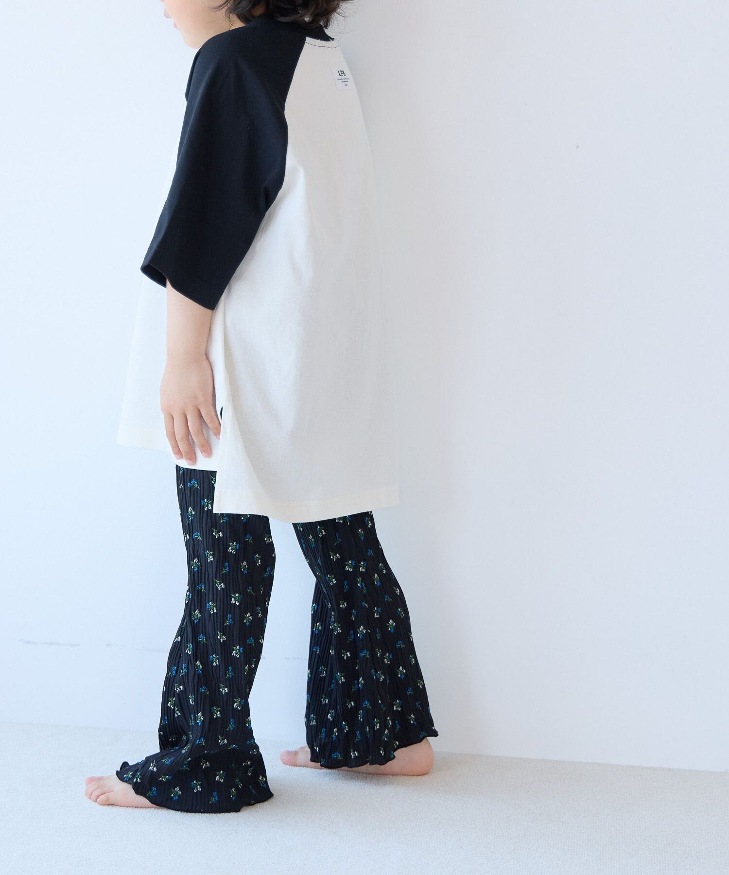 【ローリーズファーム/LOWRYS FARM / KIDS】のガラプリーツパンツ インテリア・キッズ・メンズ・レディースファッション・服の通販 founy(ファニー) 　ファッション　Fashion　キッズファッション　Fashion for Kids　ボトムス　Bottoms　おすすめ　Recommended / Our Picks　シンプル　Simple, Minimal　プリーツ　Pleats, Pleated　夏　Summer　ブラック|ID: prp329100004962237 ipo3291000000037227899