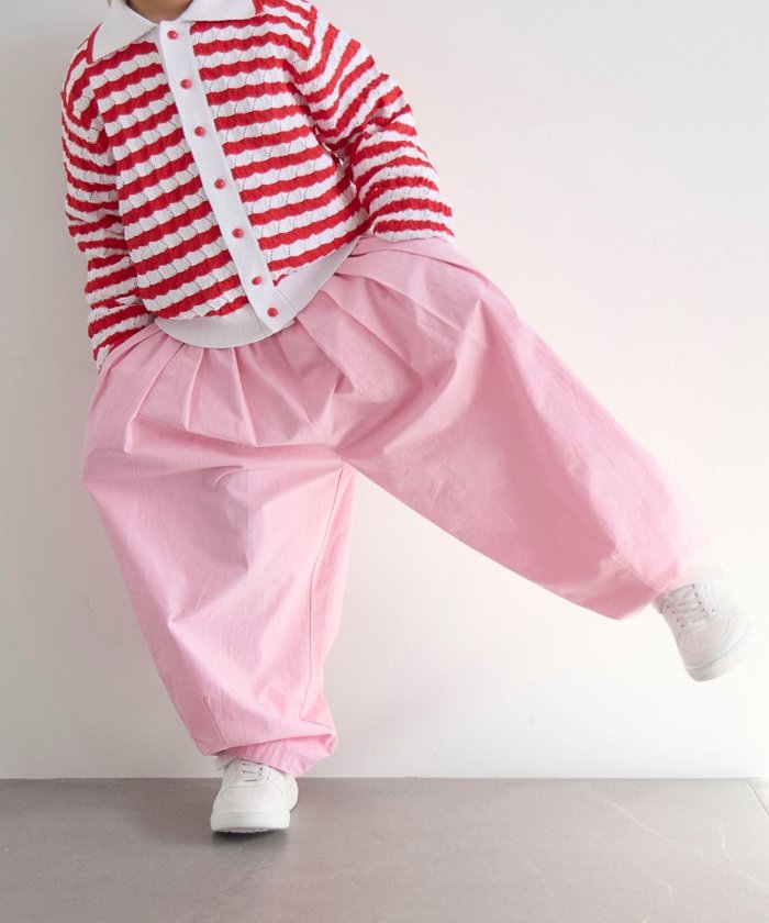 【ローリーズファーム/LOWRYS FARM / KIDS】のタックバルーンパンツ インテリア・キッズ・メンズ・レディースファッション・服の通販 founy(ファニー) https://founy.com/ ファッション Fashion キッズファッション Fashion for Kids ボトムス Bottoms コンパクト Compact, Small Size 人気 Popular, Best Seller 定番 Standard, Basic Item |ID: prp329100004962242 ipo3291000000037227914