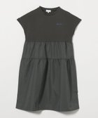 【ユナイテッドアローズ/UNITED ARROWS / KIDS】の天竺*布帛 プリント ワンピース / キッズ 140cm-160cm 人気、トレンドファッション・服の通販 founy(ファニー) ファッション Fashion キッズファッション Fashion for Kids ワンピース Dresses シューズ Shoes, Footwear ティアードスカート Tiered Skirt, Flounced Skirt ドッキング Docking, Mixed Material フロント Front, Front Design プリント Print, Printed Pattern モチーフ Motif, Design Theme 無地 Plain, Solid Color アウトレット Outlet / Clearance thumbnail DK.GRAY|ID: prp329100004962258 ipo3291000000037228020