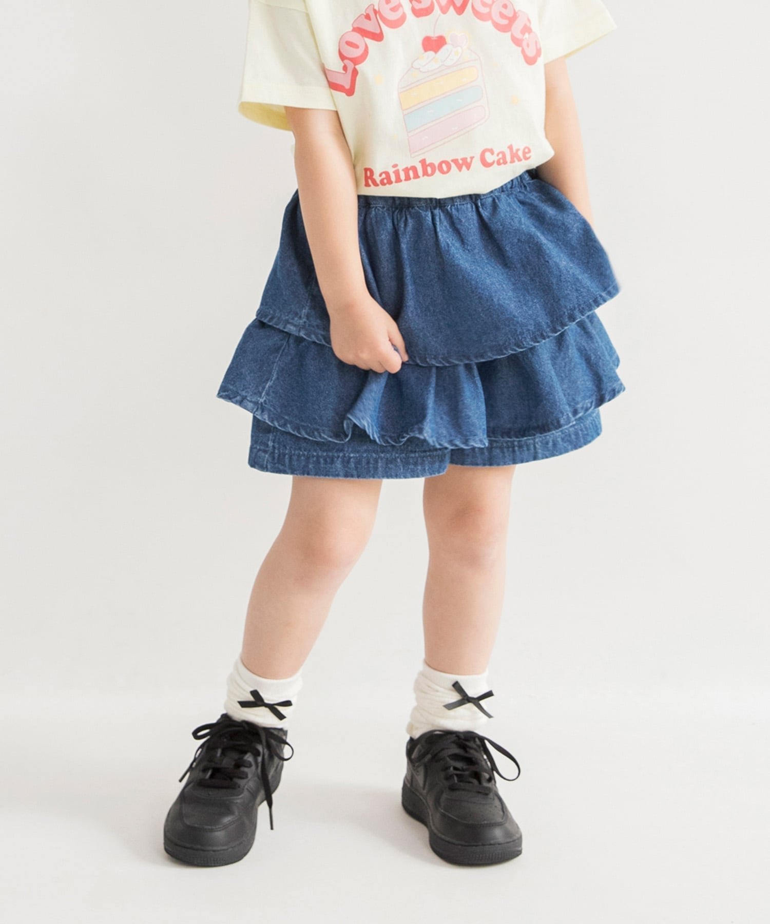 【ブランシェス/branshes / KIDS】の【WEB限定/DRC】デニムフリルスカパン 人気、トレンドファッション・服の通販 founy(ファニー) 　ファッション　Fashion　キッズファッション　Fashion for Kids　デニム　Denim, Jeans Material　ボーイズ　Boyish, Boy Style　ポケット　Pocket, Pocket Detail　プチプライス・低価格　Affordable / Budget Price　おすすめ　Recommended / Our Picks　 other-1|ID: prp329100004962263 ipo3291000000037228033