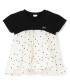 【ナルミヤ オンライン/NARUMIYA ONELINE / KIDS】の【リンク】ドッキングティアードTシャツ 人気、トレンドファッション・服の通販 founy(ファニー) ファッション Fashion キッズファッション Fashion for Kids ポケット Pocket, Pocket Detail ワンポイント One Point, Statement Accent thumbnail 黒|ID: prp329100004962265 ipo3291000000037228045