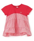 【ナルミヤ オンライン/NARUMIYA ONELINE / KIDS】の【リンク】ドッキングティアードTシャツ 人気、トレンドファッション・服の通販 founy(ファニー) ファッション Fashion キッズファッション Fashion for Kids ポケット Pocket, Pocket Detail ワンポイント One Point, Statement Accent thumbnail 赤|ID: prp329100004962265 ipo3291000000037228047
