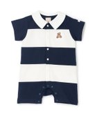 【ナルミヤ オンライン/NARUMIYA ONELINE / KIDS】の切り替えラガーカバーオール 人気、トレンドファッション・服の通販 founy(ファニー) ファッション Fashion キッズファッション Fashion for Kids おすすめ Recommended / Our Picks ポケット Pocket, Pocket Detail 夏 Summer 春 Spring S/S・春夏 SS, Spring/Summer, Warm Season thumbnail 紺|ID: prp329100004962270 ipo3291000000037228067