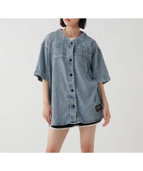 【レピピアルマリオ/repipi armario / KIDS】のデニムベースボールミニワンピース 人気、トレンドファッション・服の通販 founy(ファニー) ファッション Fashion キッズファッション Fashion for Kids ワンピース Dresses おすすめ Recommended / Our Picks カーゴパンツ Cargo Pants, Utility Pants コンパクト Compact, Small Size サンダル Sandals, Summer Shoes ショート Short, Short Length スニーカー Sneakers, Trainers デニム Denim, Jeans Material フロント Front, Front Design ロング Long, Long-Length |ID:prp329100004962281