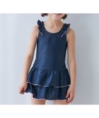 【デビロック/devirock / KIDS】のUVカット 女児 セパレート型 フリルスクール水着 子供服 キッズ 女の子 26SS 人気、トレンドファッション・服の通販 founy(ファニー) ファッション Fashion キッズファッション Fashion for Kids ストレッチ Stretch, Stretchy Fabric セパレート Separate, Two-Piece フィット Fit, Slim Fit フリル Frill, Ruffle ベーシック Basic, Essential 水着 Swimsuit, Swimwear 2026年 2026 2026春夏・S/S Spring/Summer 2026 SS26 thumbnail 004-ネイビー-パープル|ID: prp329100004962286 ipo3291000000037228167