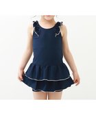 【デビロック/devirock / KIDS】のUVカット 女児 セパレート型 フリルスクール水着 子供服 キッズ 女の子 26SS 人気、トレンドファッション・服の通販 founy(ファニー) ファッション Fashion キッズファッション Fashion for Kids ストレッチ Stretch, Stretchy Fabric セパレート Separate, Two-Piece フィット Fit, Slim Fit フリル Frill, Ruffle ベーシック Basic, Essential 水着 Swimsuit, Swimwear 2026年 2026 2026春夏・S/S Spring/Summer 2026 SS26 thumbnail 002-ネイビー-ホワイト|ID: prp329100004962286 ipo3291000000037228169