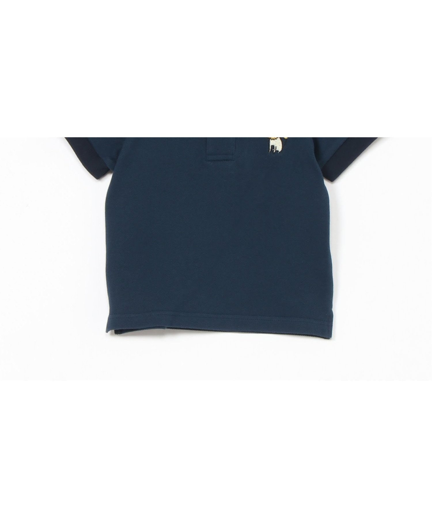 【その他のブランド/Other】のライオン刺繍 ポロシャツ インテリア・キッズ・メンズ・レディースファッション・服の通販 founy(ファニー) 　ファッション　Fashion　キッズファッション　Fashion for Kids　カーディガン　Cardigan, Knitwear　ジャケット　Jacket, Outerwear　フォルム　Silhouette, Form　ベーシック　Basic, Essential　ポロシャツ　Polo Shirt, Collared Tee　NAVY|ID: prp329100004962290 ipo3291000000037228189