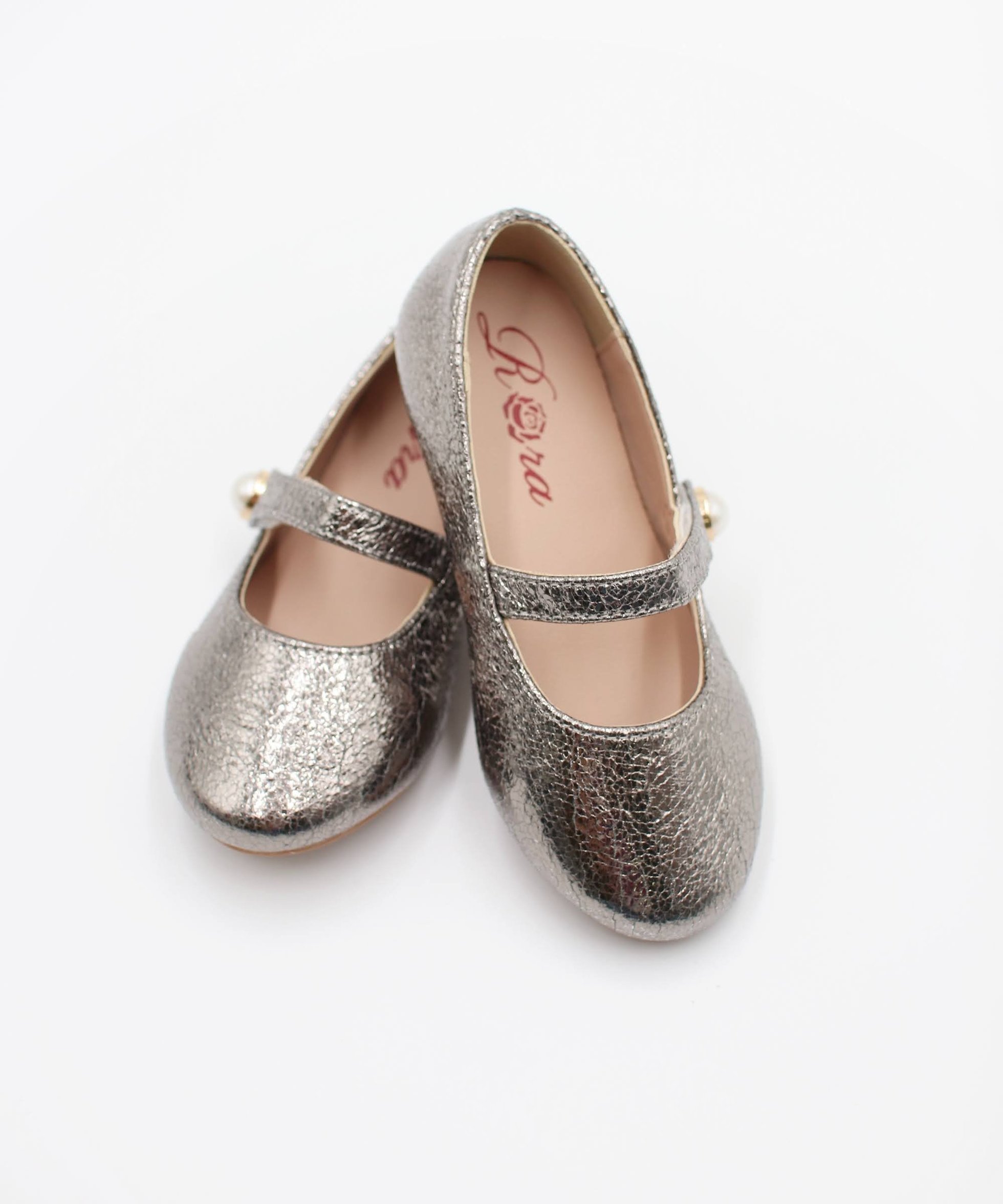 【ローラ/Rora / KIDS】のミレー フラットシューズ インテリア・キッズ・メンズ・レディースファッション・服の通販 founy(ファニー) 　ファッション　Fashion　キッズファッション　Fashion for Kids　シューズ　Shoes, Footwear　フラット　Flat, Flat Shoes　シルバー|ID: prp329100004962291 ipo3291000000037228191