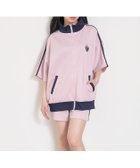 【ナルミヤ オンライン/NARUMIYA ONELINE / KIDS】の【LTXC/吸水速乾】半袖トラックジャケットセットアップ 人気、トレンドファッション・服の通販 founy(ファニー) ファッション Fashion キッズファッション Fashion for Kids おすすめ Recommended / Our Picks ショート Short, Short Length ジャケット Jacket, Outerwear セットアップ Set-Up, Coordinated Outfit ポケット Pocket, Pocket Detail 半袖 Short Sleeve, Half Sleeve 吸水 Absorbent, Quick-Dry 夏 Summer 春 Spring S/S・春夏 SS, Spring/Summer, Warm Season thumbnail ピンク|ID: prp329100004962299 ipo3291000000037228236