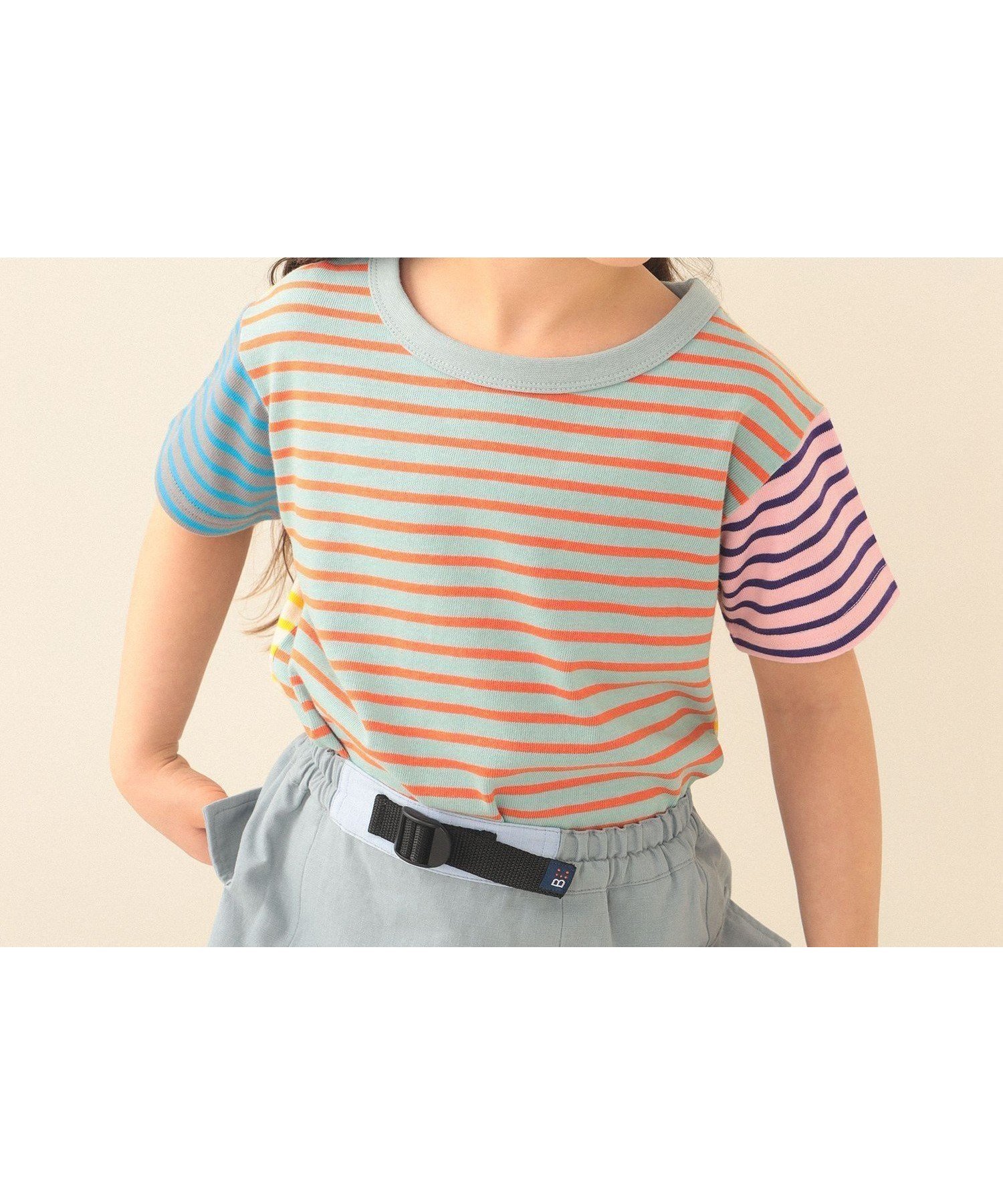 【ビームス ミニ/BEAMS mini / KIDS】の【WEB限定】ボーダー ショートスリーブ Tシャツ 2026SS(90~140cm) 通学 通園 キッズ お着換え 旅行 子供服 外遊び インテリア・キッズ・メンズ・レディースファッション・服の通販 founy(ファニー) 　ファッション　Fashion　キッズファッション　Fashion for Kids　ショート　Short, Short Length　シンプル　Simple, Minimal　スリーブ　Sleeve, Long Sleeve / Short Sleeve　ベーシック　Basic, Essential　ボーダー　Border, Stripe　旅行　Travel　2026年　2026　2026春夏・S/S　Spring/Summer 2026 SS26　MULTI1|ID: prp329100004962308 ipo3291000000037228263